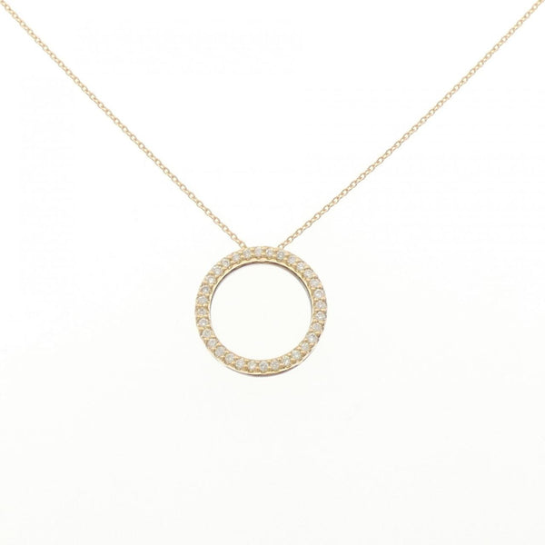 Au750 Platinum Diamond Necklace