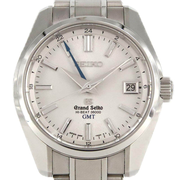Seiko Grand Seiko Mechanical Hi-Beat 36000 GMT Stainless Steel Mens