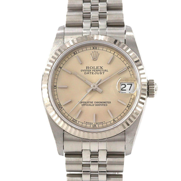 Rolex Datejust Stainless Steel White Gold