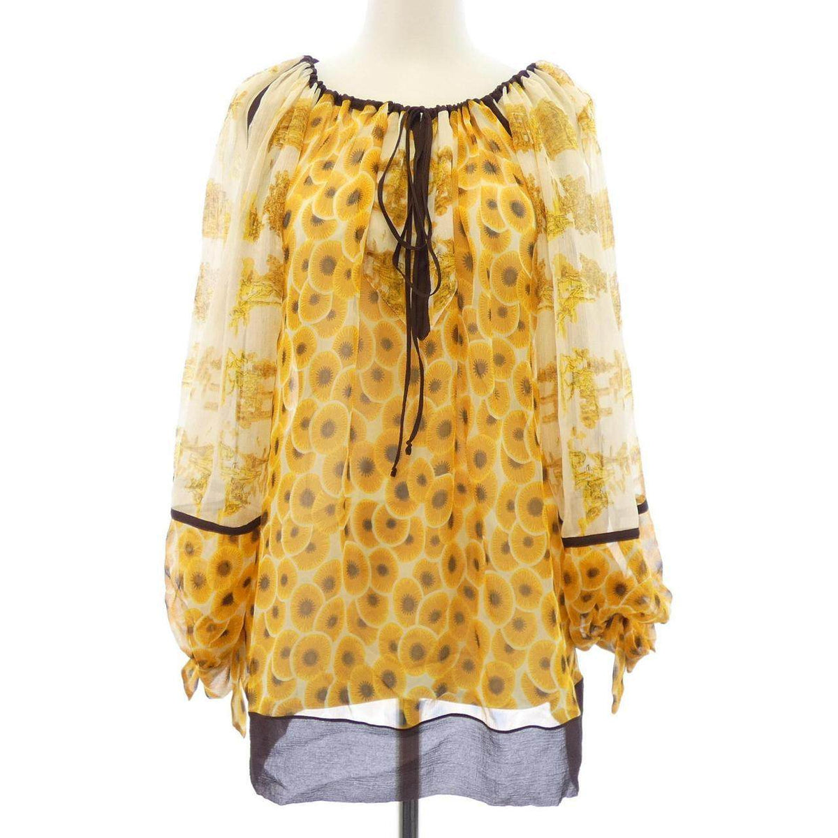 Hermes Silk Top