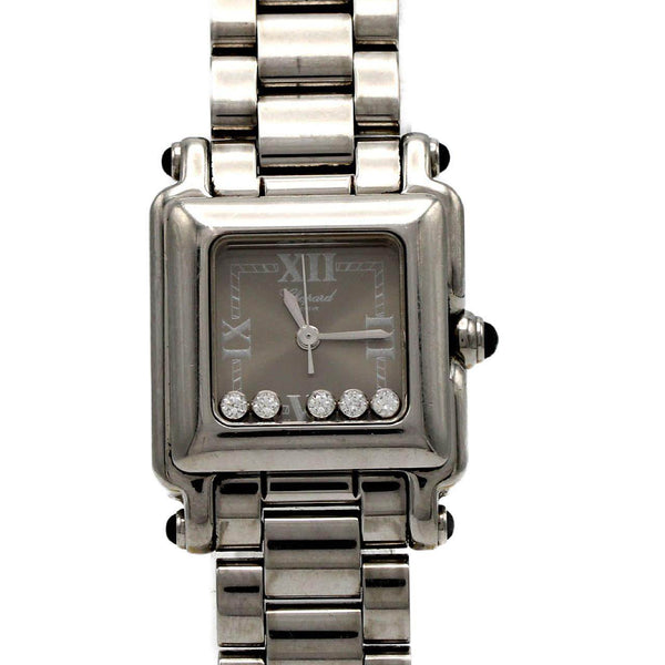 Chopard Happy Sport Square Stainless Steel Quartz Watch