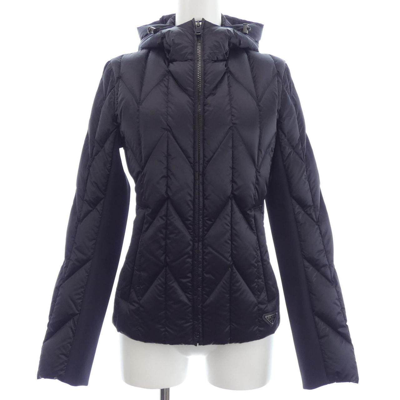 Prada Triangle Logo Down Jacket