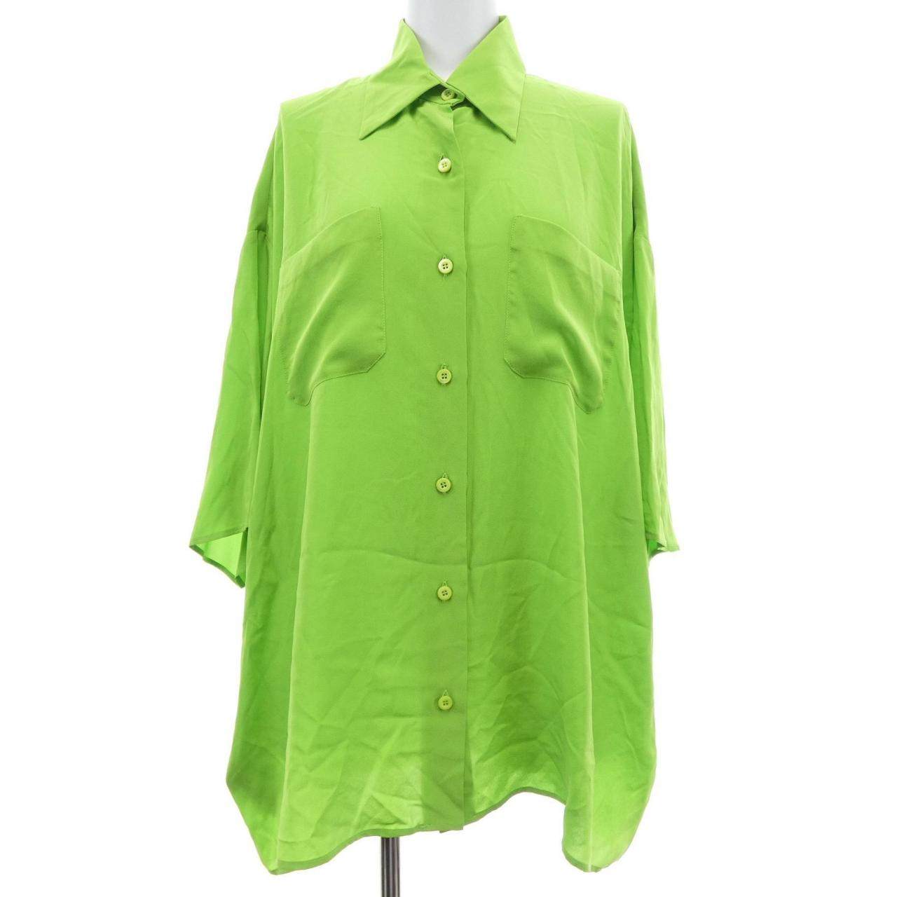 Miu Miu Silk Short Sleeve Shirt