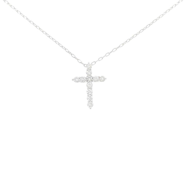 Au750 Cross Diamond Necklace