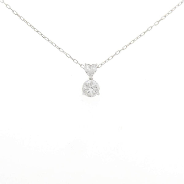 Platinum Diamond Heart Necklace