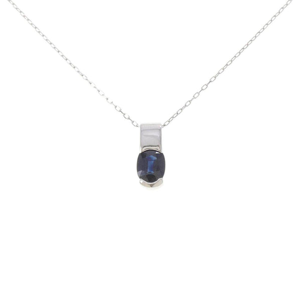 PT900 PT850 Sapphire Necklace