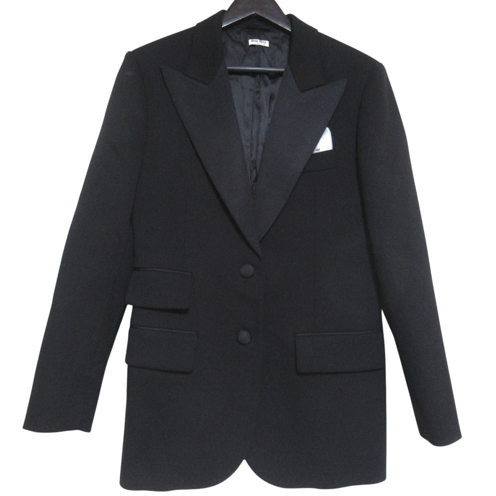 Miu Miu Pocket Chief Tuxedo Tailored Jacket