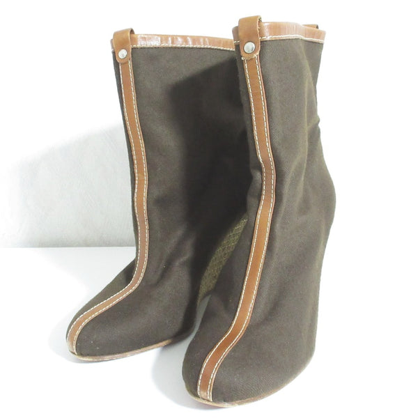 Christian Louboutin Wedge Short Boots