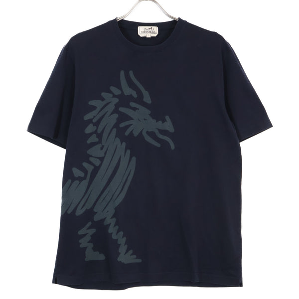 Hermes Cotton Print T Shirt