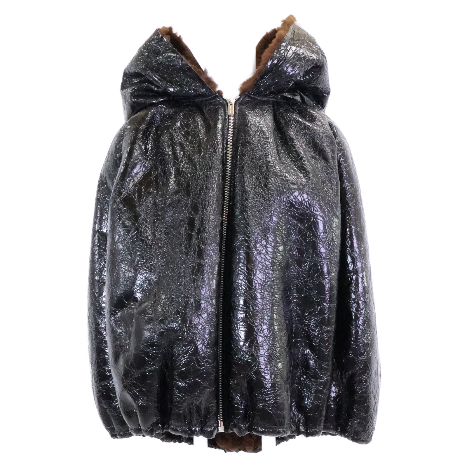 Miu Miu Sheepskin Cape Jacket