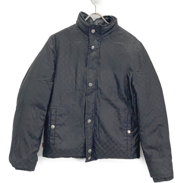 Gucci GG Pattern Nylon Reversible Down Jacket