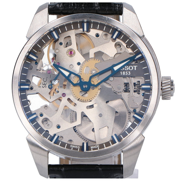 Tissot T-Complication Squelette Stainless Steel Manual Winding