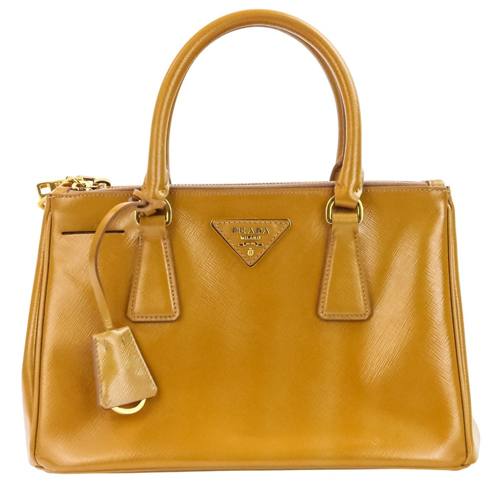 Prada Galleria Saffiano Patent Leather 2way Shoulder Bag