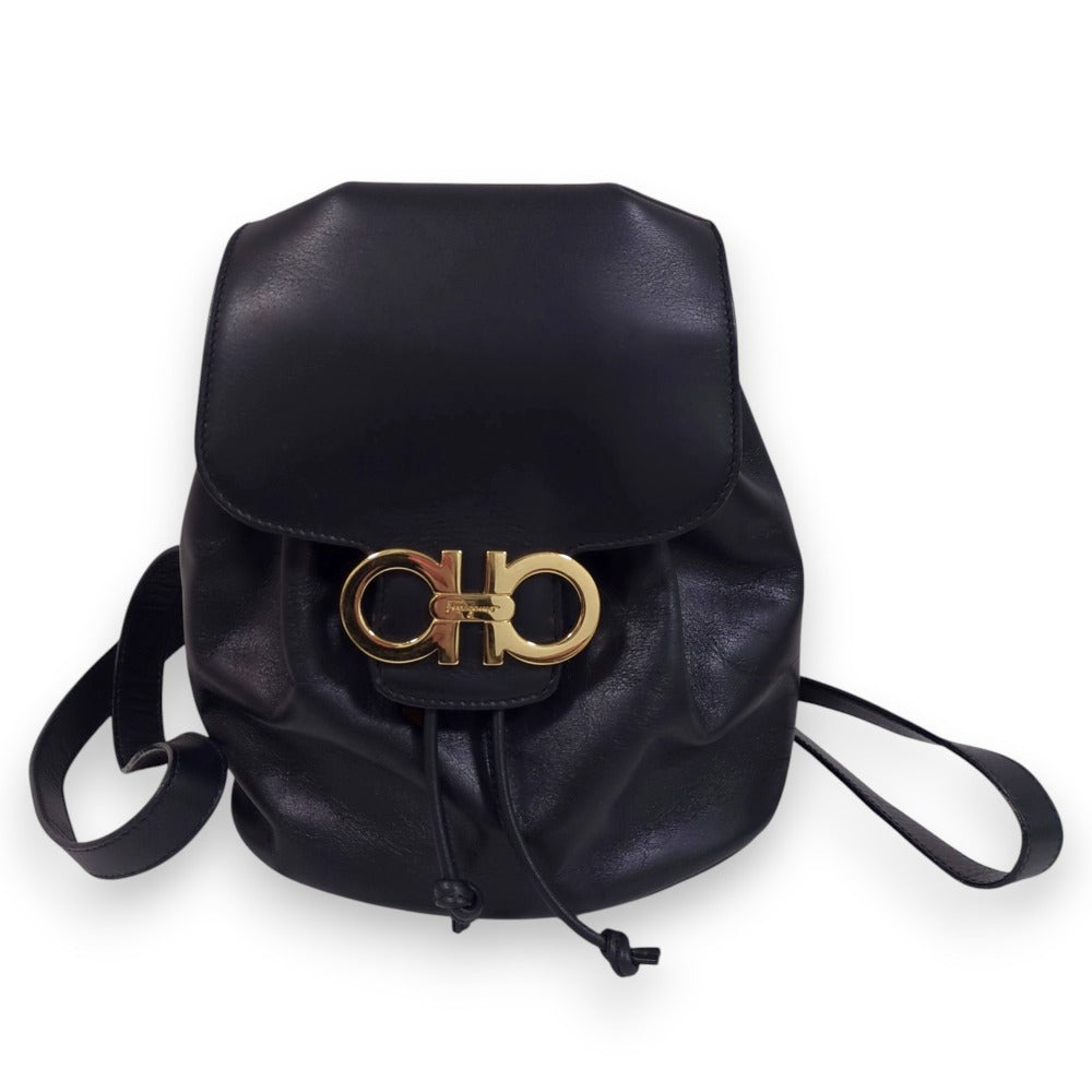 Salvatore Ferragamo Gancini Leather Backpack