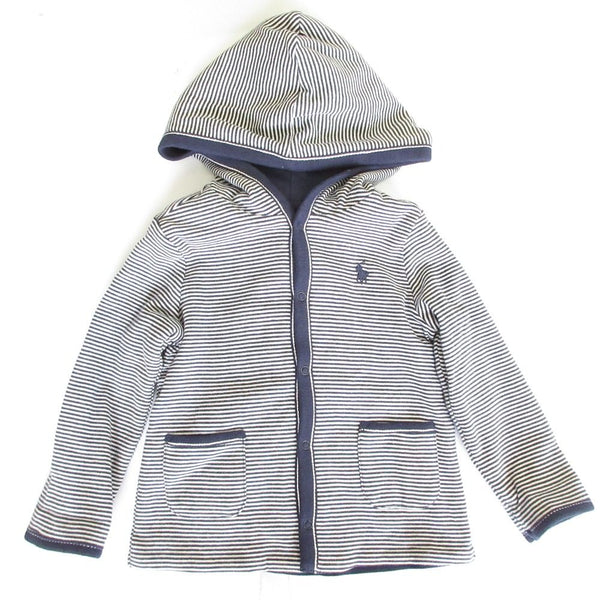 Ralph Lauren Kids Reversible Stripe Cotton Jacket