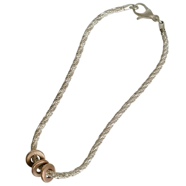 925 Silver Twist Chain Bracelet