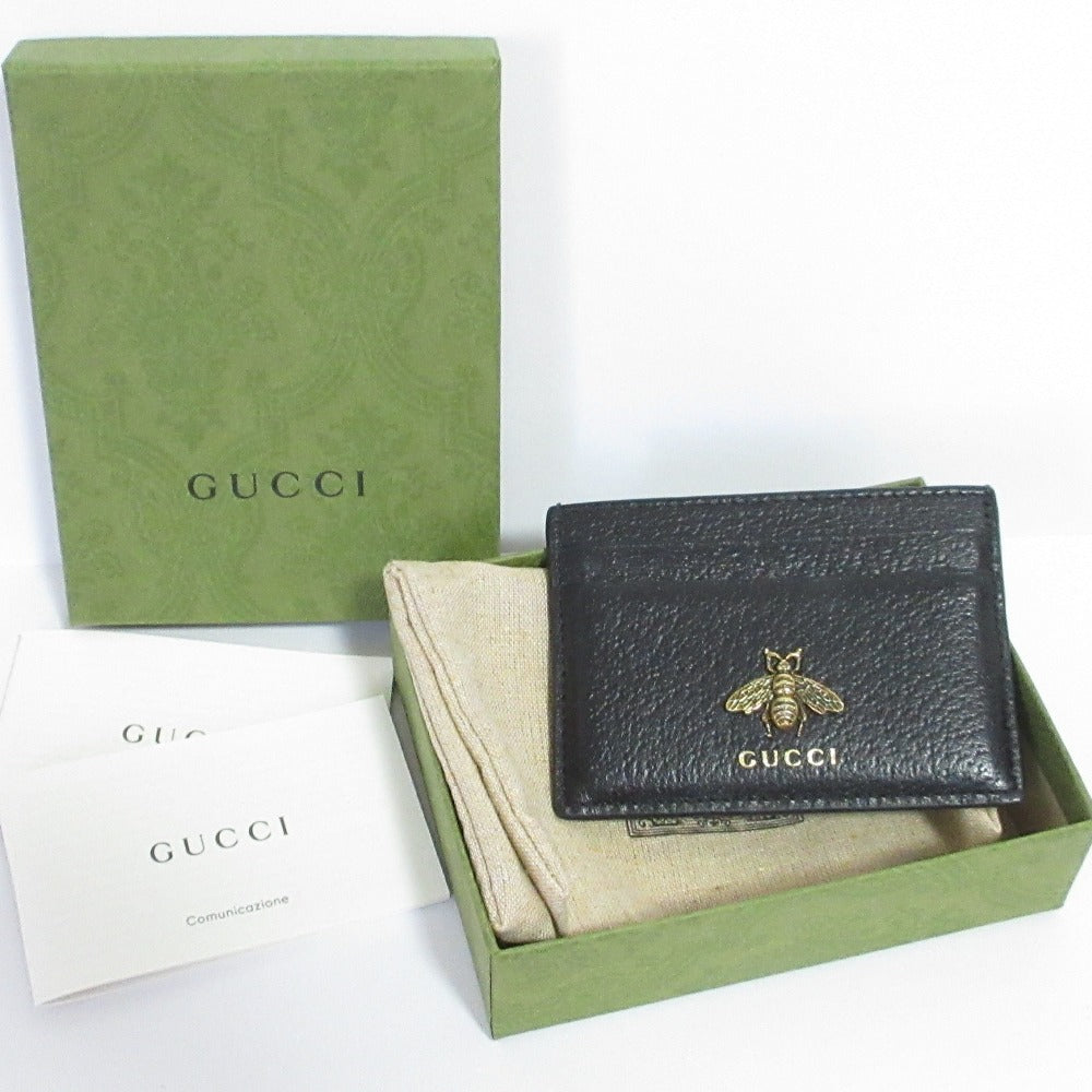 Gucci Animalié Leather Card Case