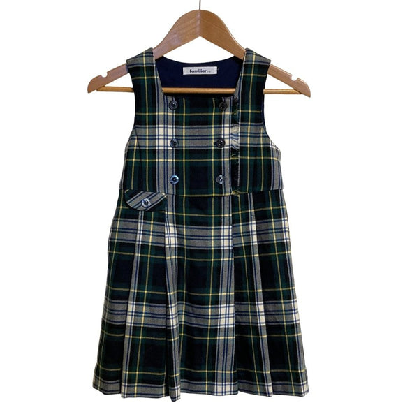 Familiar Check Sleeveless Dress