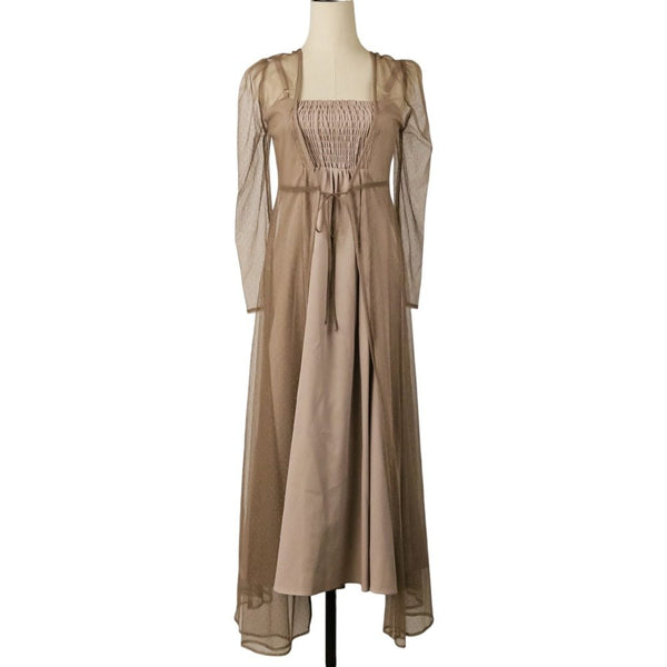 PROPORTION BODY DRESSING Fujita Miria Knit Tulle Dress