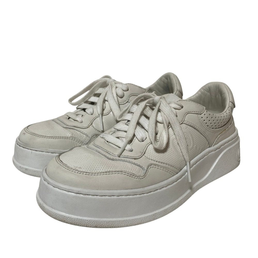 Gucci GG Embossed Leather Sneakers