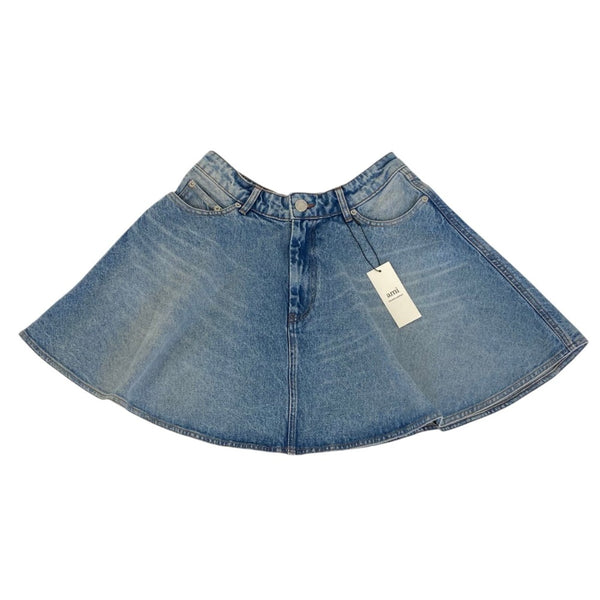 AMI PARIS Denim Mini Skirt