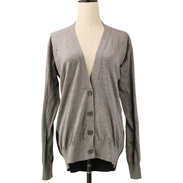 MM6 Maison Margiela Wool Blend Open Back Cardigan