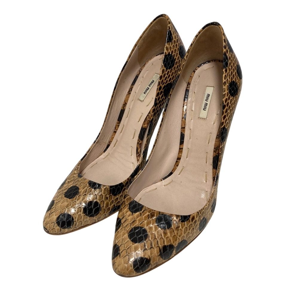 Miu Miu Python Pumps