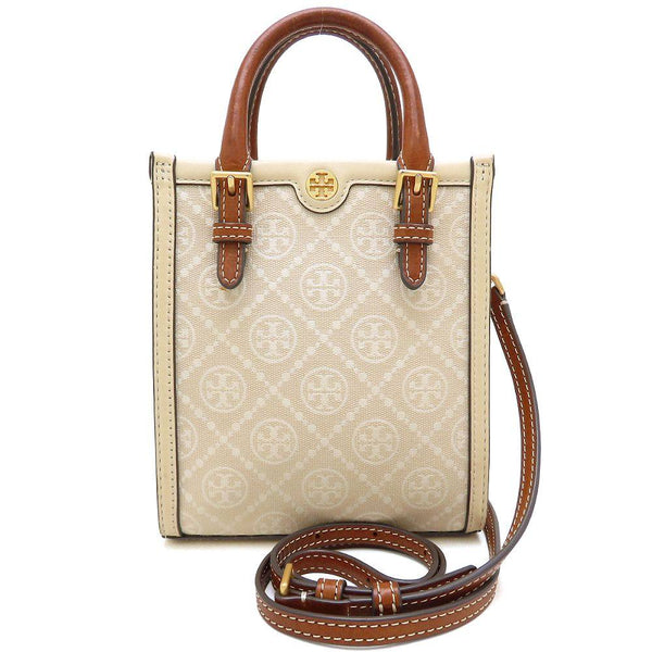 Tory Burch T Monogram Jacquard Canvas 2way Tote Bag