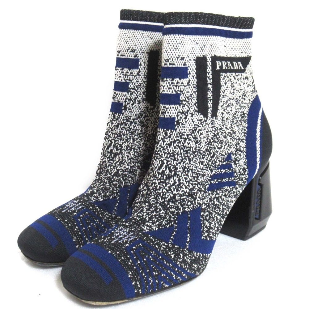 Prada Knit Ankle Boots