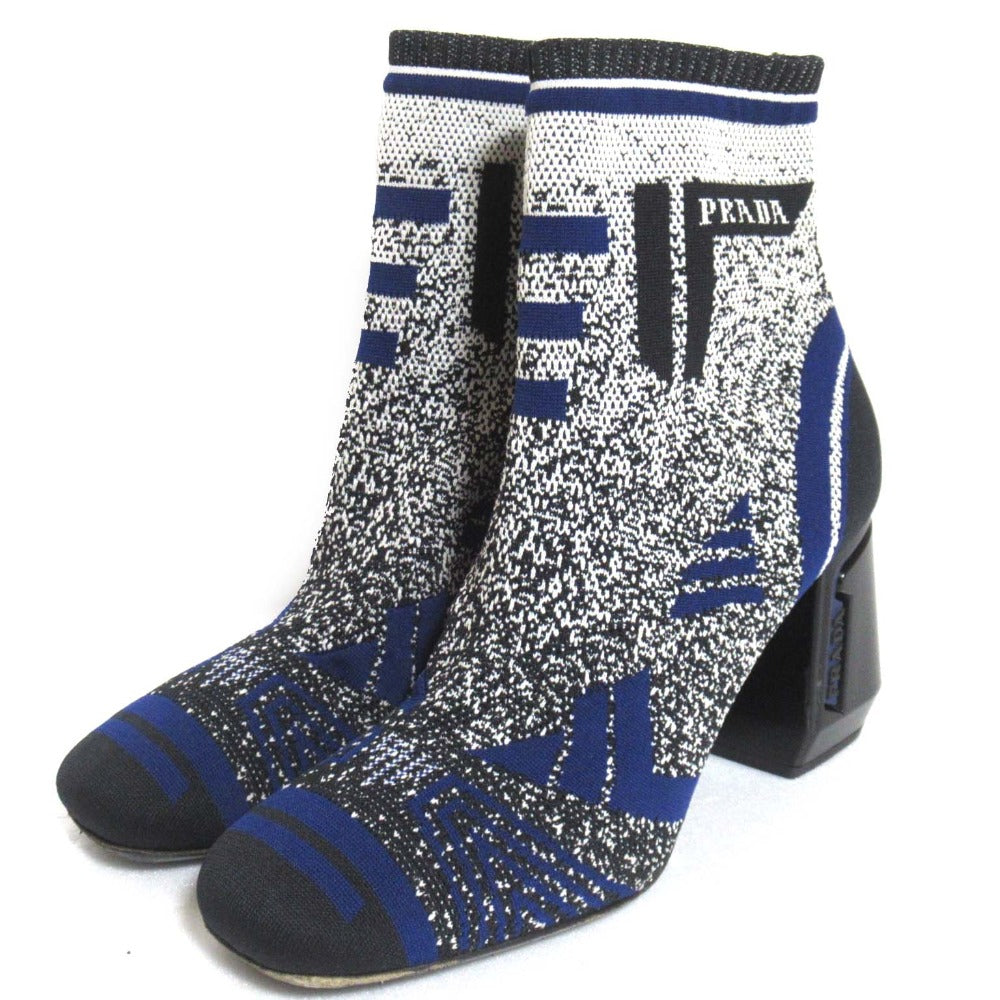 Prada Knit Ankle Boots