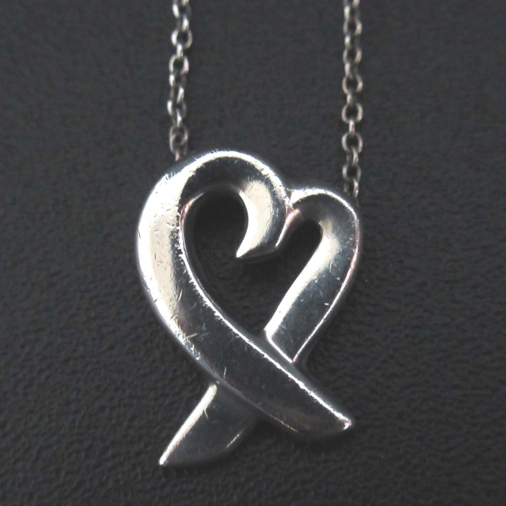 Tiffany&Co Paloma Picasso Loving Heart 925 Silver Necklace