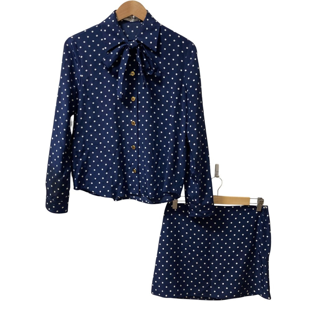 Miu Miu Polka Dot Crepe de Chine Setup
