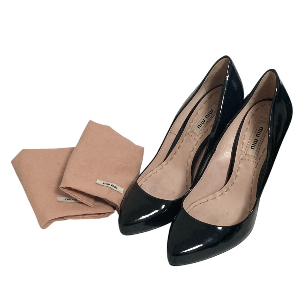 Miu Miu Patent Leather High Heel Pumps