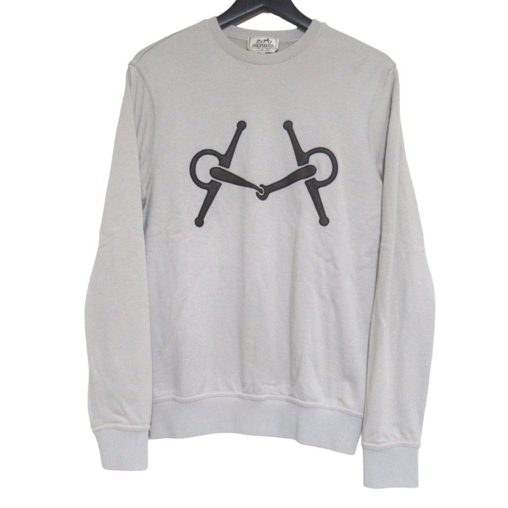 Hermes Horsebit Leather Sweatshirt