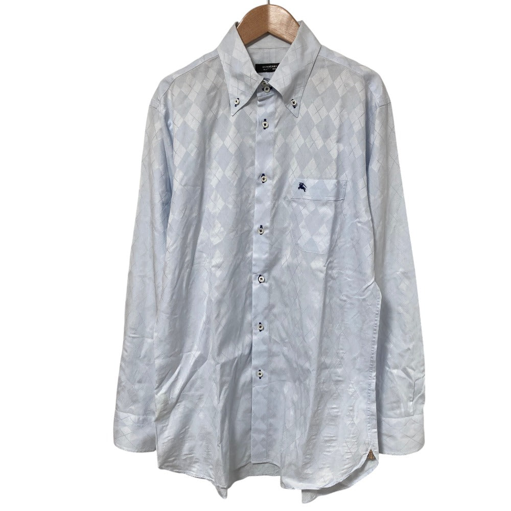 Burberry Black Label Argyle Cotton Shirt