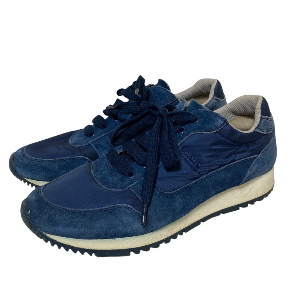 Prada Sport Nylon Suede Sneakers