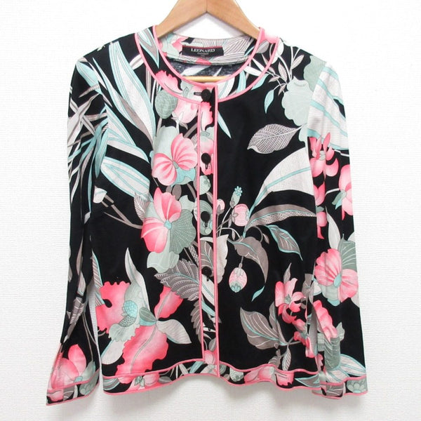 LEONARD FASHION Floral Print Cardigan