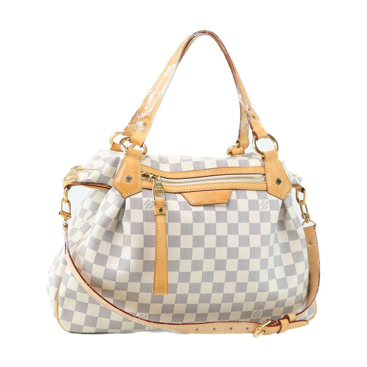 Louis Vuitton, Bags, Louis Vuitton Damier Azur Evora Mm Shoulder Bag