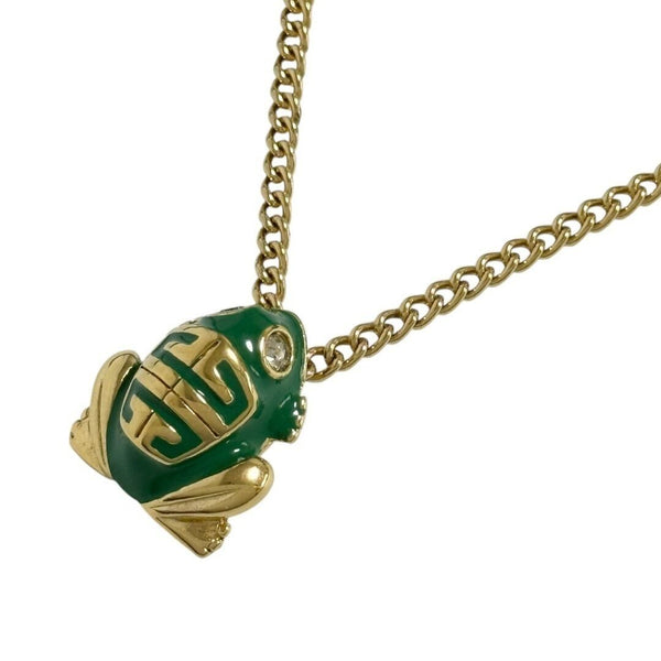 Givenchy Frog Pendant Necklace
