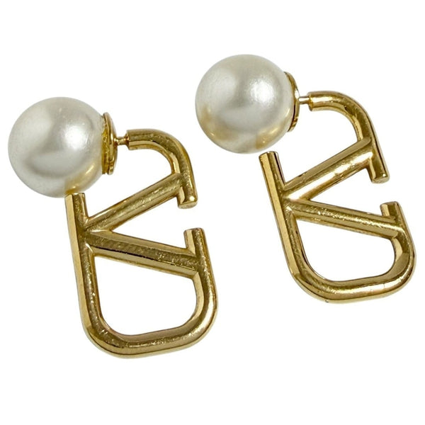 Valentino Garavani VLogo Signature Pearl Earrings