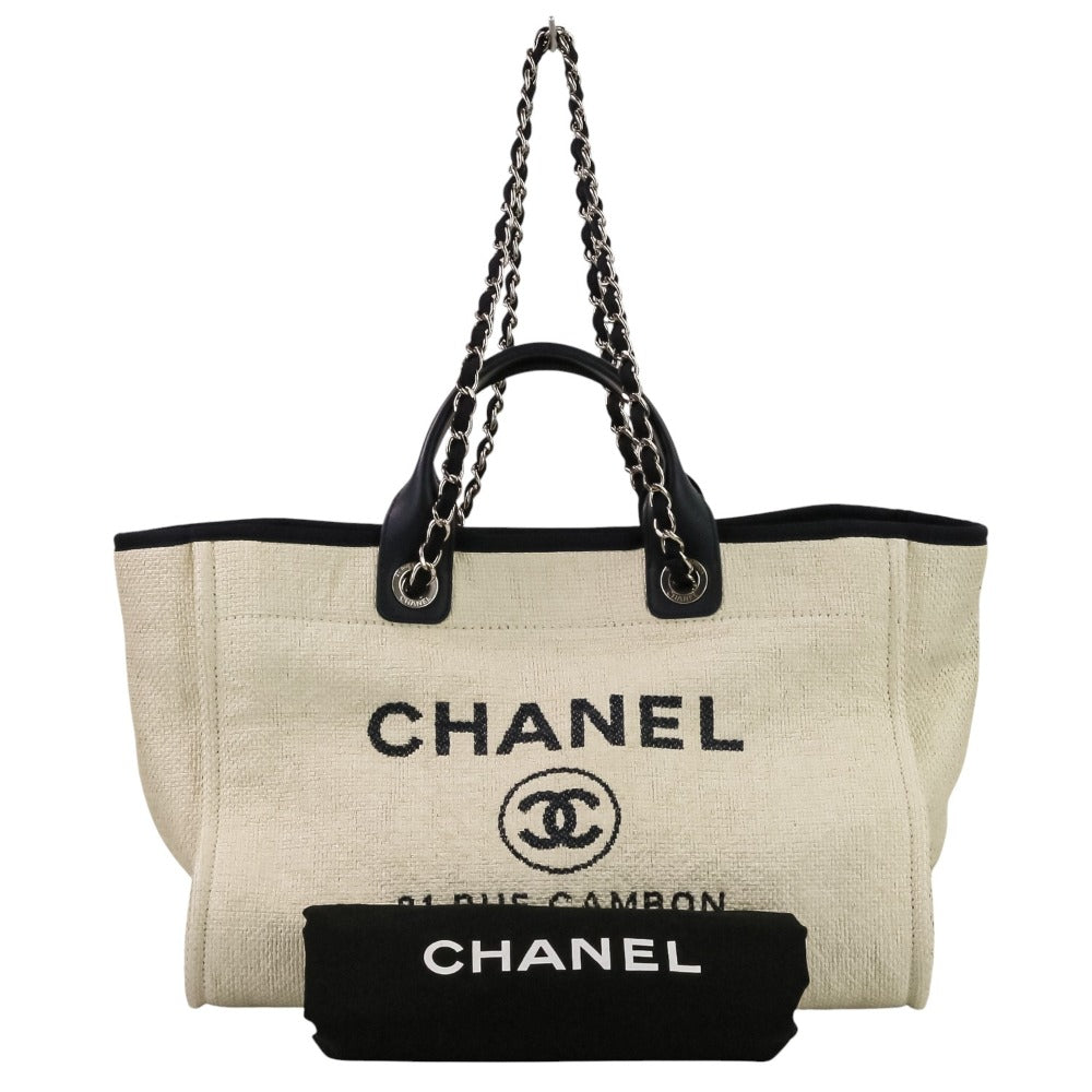 Chanel Deauville Chain Tote Bag