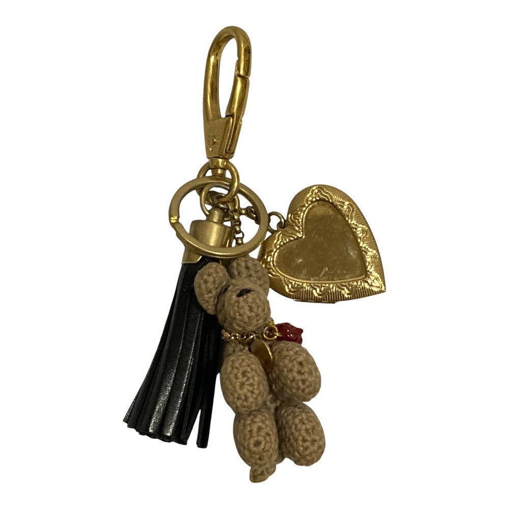 Dolce&Gabbana Dog Tassel Heart Bag Charm Key Holder