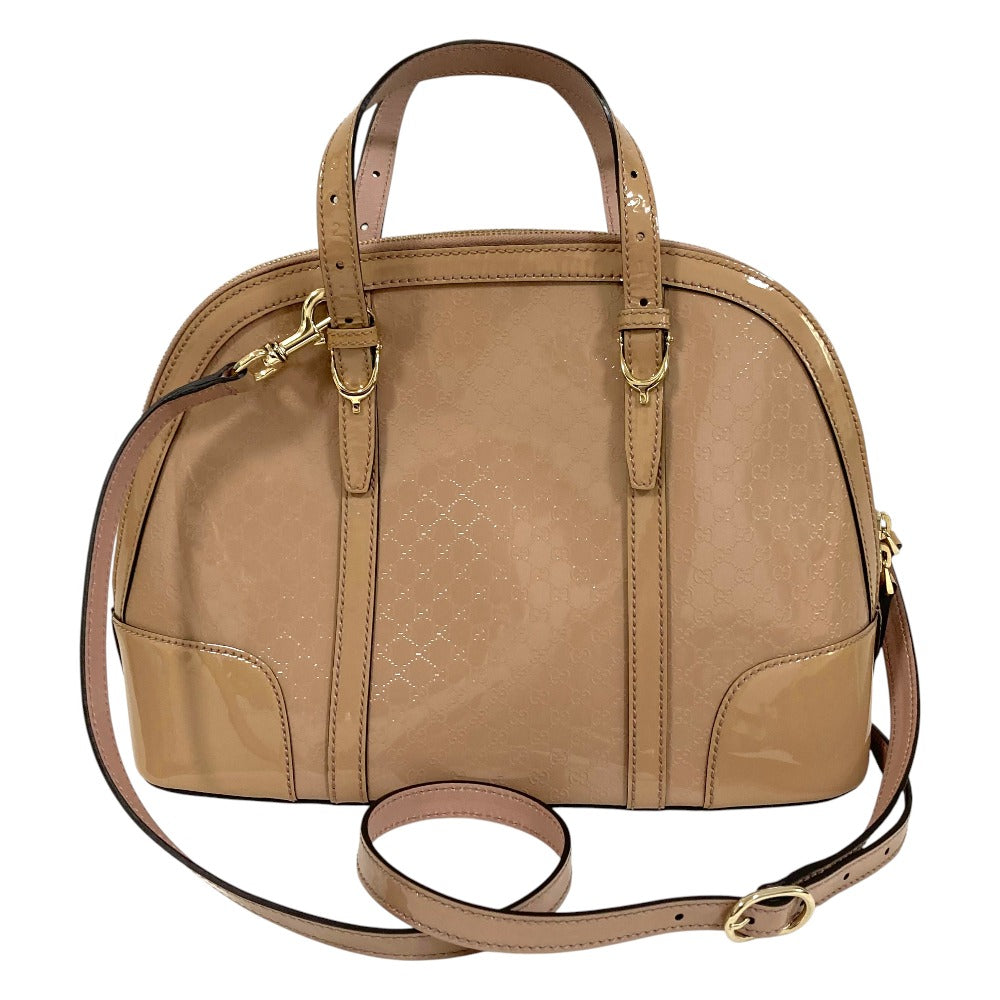 Gucci Micro GG Patent 2way Handbag
