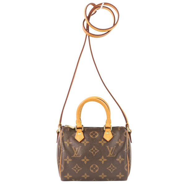 Louis Vuitton Nano Speedy Monogram Shoulder Bag