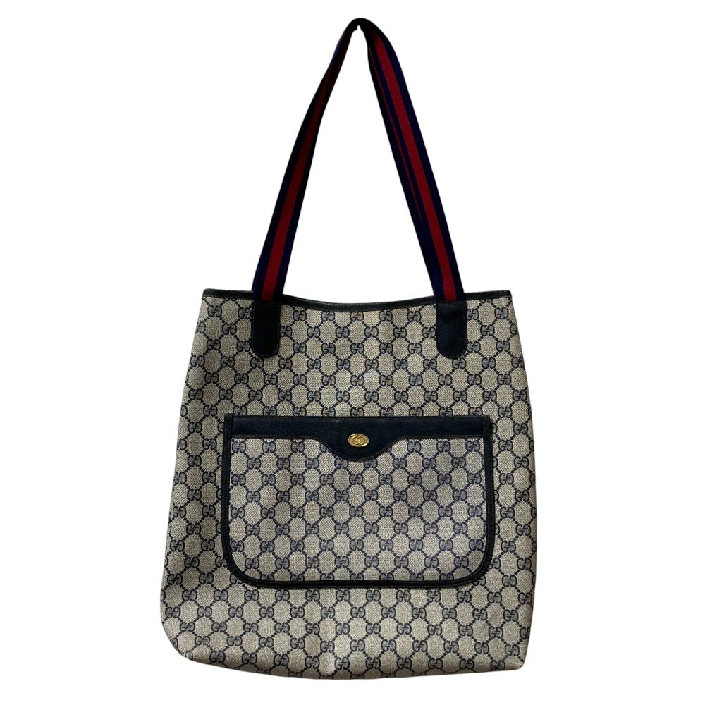 Gucci GG Plus Old Gucci Shearling Line Tote Bag