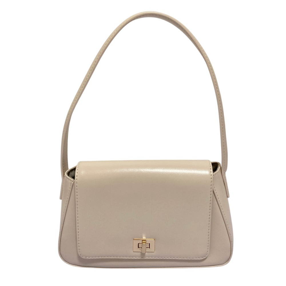 Her lip to Classic Lady Baguette Bag Leather Handbag