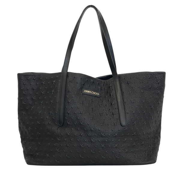 JIMMY CHOO PIMLICO Grainy Leather Tote Bag
