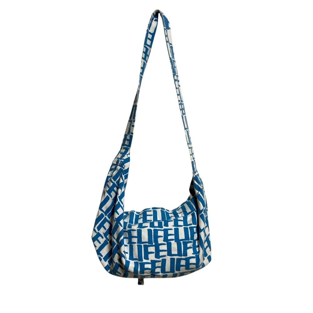 mina perhonen LIFE cotton linen canvas shoulder bag