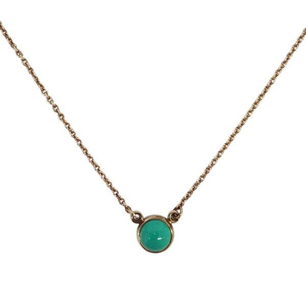 Tiffany&Co. Elsa Peretti Color by the Yard 925 Silver Turquoise Necklace