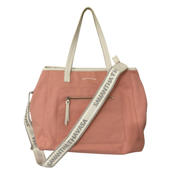 Samantha Thavasa Samantha Bailey Canvas Tote Bag